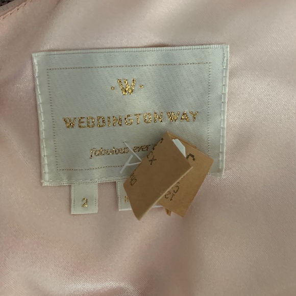 Weddington Way Blush Bridesmaid Dress - Picture 5 of 5